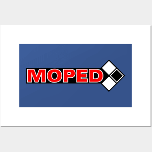 Moped Logo (3c) Posters and Art